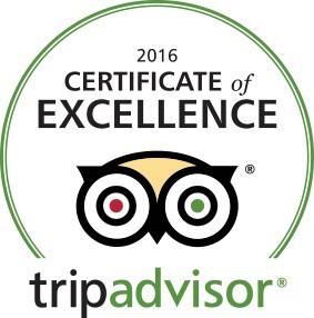 Six Years in a Row! Your Reviews Earned Us Another Certificate of Excellence from TripAdvisor